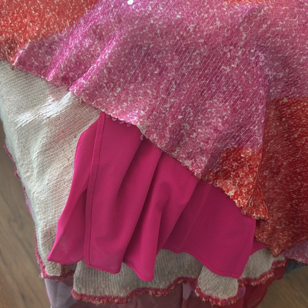 Lodi Layered Silk & Sequin Maxi Dress By Silvia Tcherassi - Picture 10 of 12